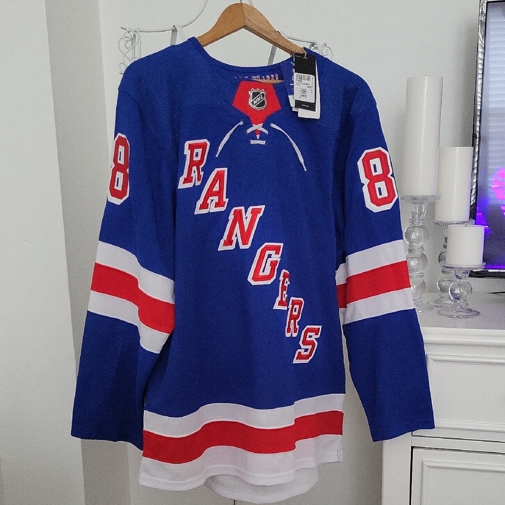 Adidas Blue Official New York Rangers Jersey
